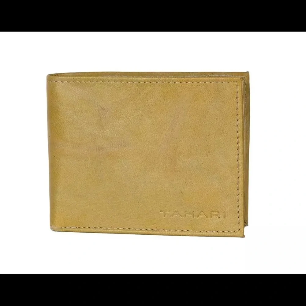 Men’s Leather Antique Bi-fold wallet
